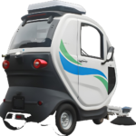 Airuite Q1G pure electric high-pressure washing vehicle, rear view